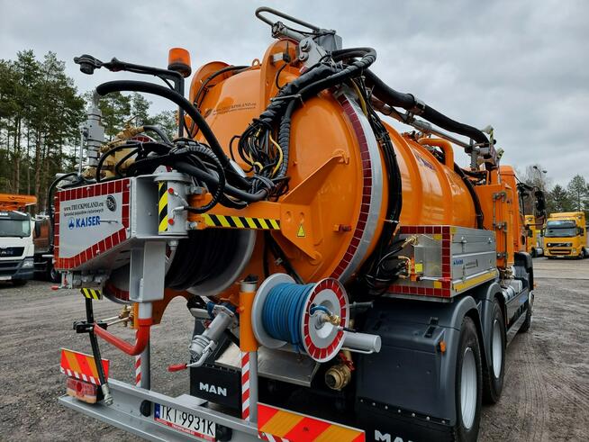 MAN KAISER WUKO RECYKLING DO CZYSZCZENIA KANAŁÓW KOMBI asenizacyjny separator beczka odpady czyszcze