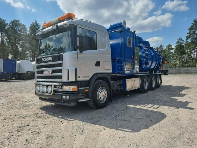 Scania V8 480 EuroVacman Ładowarka próżniowa ssąco-nadmuchowa koparka ssąca substancje sypkie odkurz