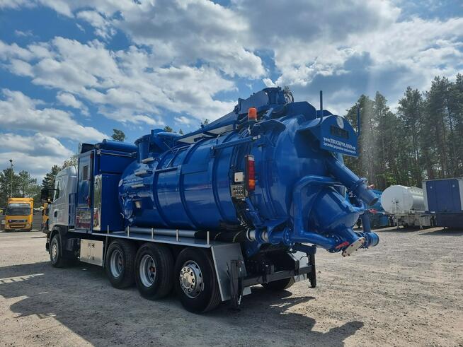Scania V8 480 EuroVacman Ładowarka próżniowa ssąco-nadmuchowa koparka ssąca substancje sypkie odkurz