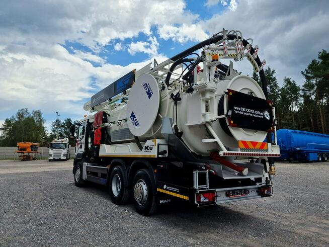 MAN WUKO KROLL ADR KOMBI DO CZYSZCZENIA KANAŁÓW WUKO asenizacyjny separator beczka odpady czyszczeni