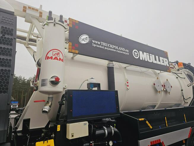 MAN ADR WUKO MULLER KOMBI CANALMASTER DO CZYSZCZENIA KANAŁÓW ADR ważny asenizacyjny separator beczka