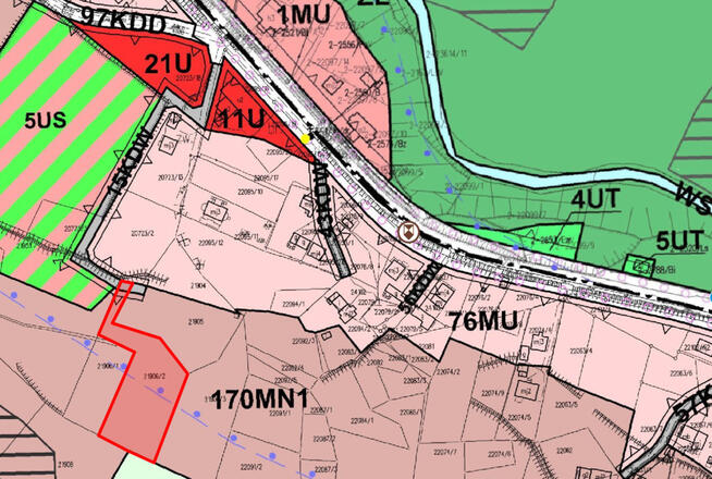 Działka budowlana blisko lasu