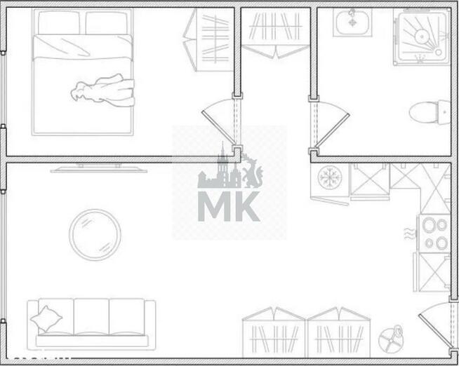 Mieszkanie Kraków Kraków-Nowa Huta, Bieńczyce, rondo gen. Stanisława Maczka