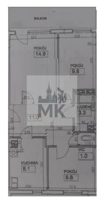 Mieszkanie Kraków Kraków-Krowodrza, Krowodrza, Kazimierza Wielkiego