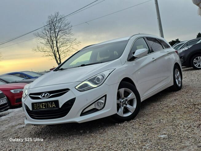 Hyundai i40 1.6i#Perła#Ledy#Climatr#Navi#Start Stop#Świeży Import#Serwis#Gwarancja