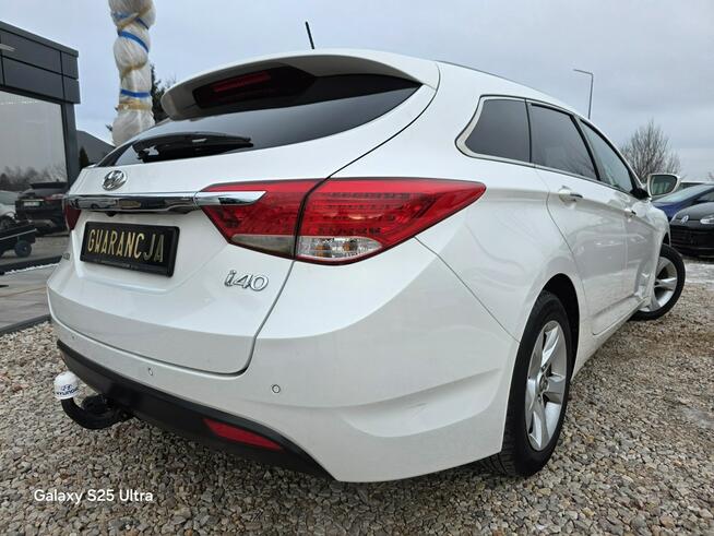 Hyundai i40 1.6i#Perła#Ledy#Climatr#Navi#Start Stop#Świeży Import#Serwis#Gwarancja