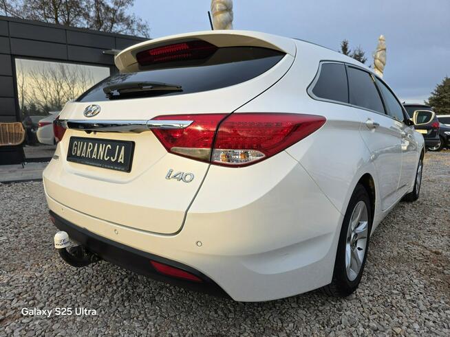 Hyundai i40 1.6i#Perła#Ledy#Climatr#Navi#Start Stop#Świeży Import#Serwis#Gwarancja