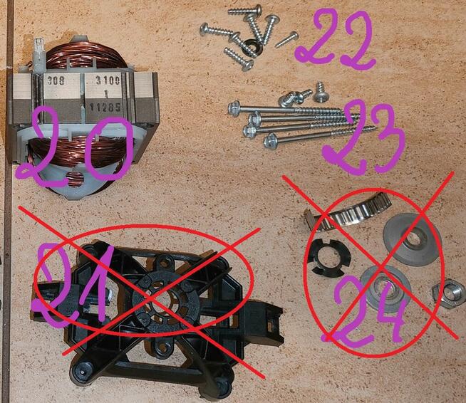 Zelmer Odyssey 450.0.P05S T NA - CZĘŚCI !!!