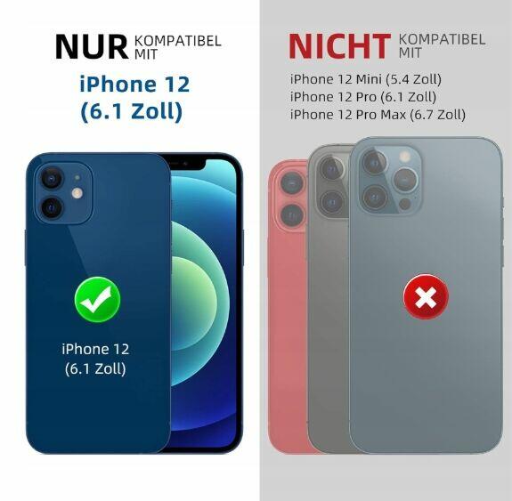 Etui wodoodporne Beeasy do Apple iPhone 12 czerwony