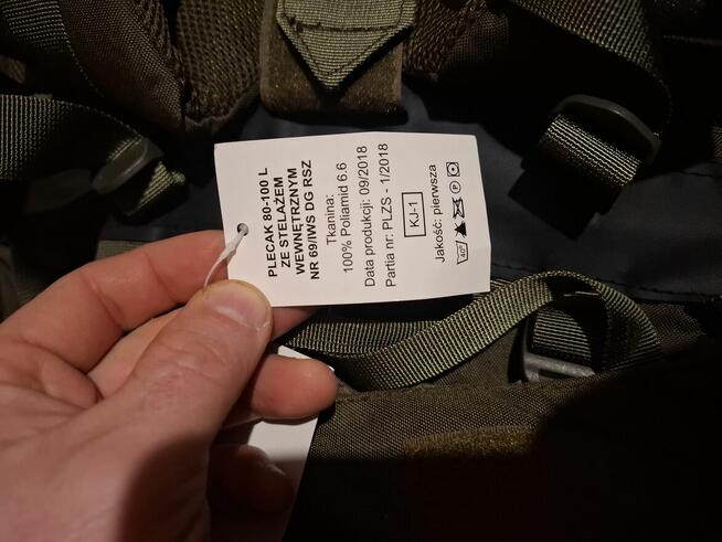 Plecaki wojskowe, zasobnik Ws