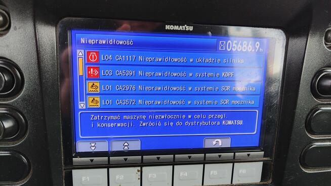 KOMATSU PC 210 D EX WB Usuwanie Wyłączanie AdBlue DPF EGR
