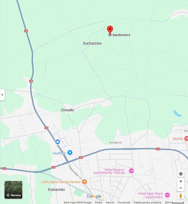 Sprzedam działkę rolno - budowlaną z warunkami zabudowy