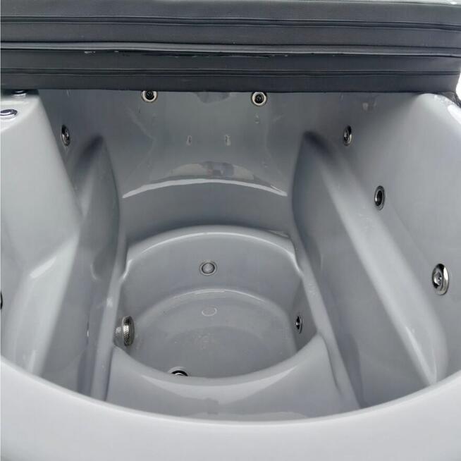 Jacuzzi Ogrodowe 2-Osobowe 190x120 cm – Balia na Taras + Pok