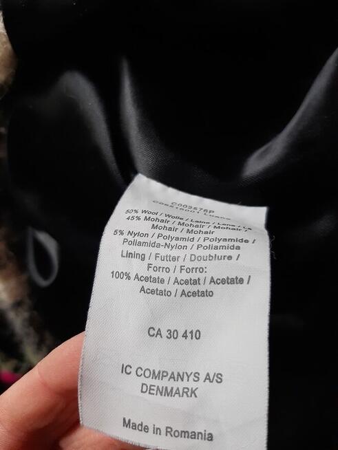 Płaszcz wełniany In Wear - wool lana, moher