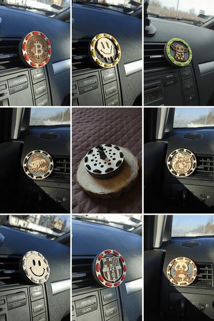 Drewniana Zawieszka Zapachowa do Auta - Prezent Dla Kierowcy