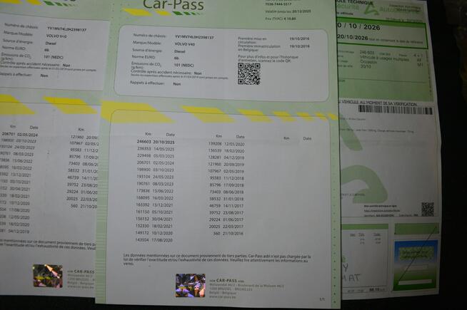 Volvo V40 2.0 D2 Automat Serwis Navi Bluetooth