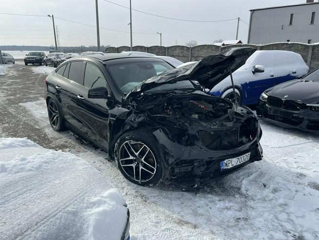 Mercedes GLE 43 AMG Salon PL Coupe 4Matic Kamery 360 Skóra Pamięć 390KM