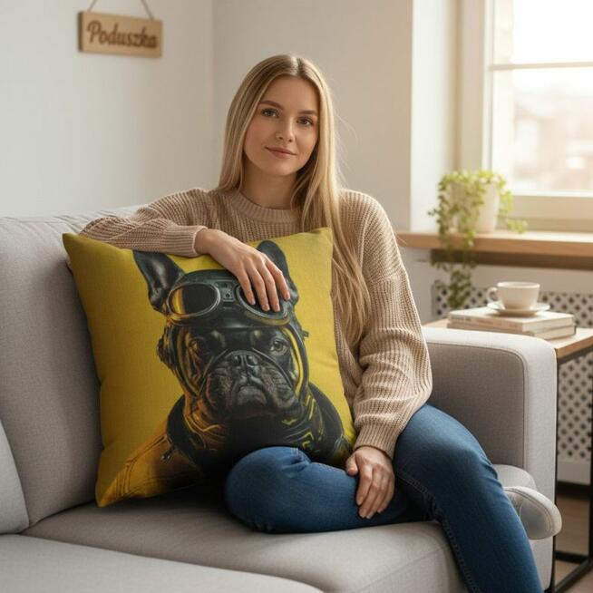 Poduszka Buldog Francuski - Poduszka Dekoracyjna