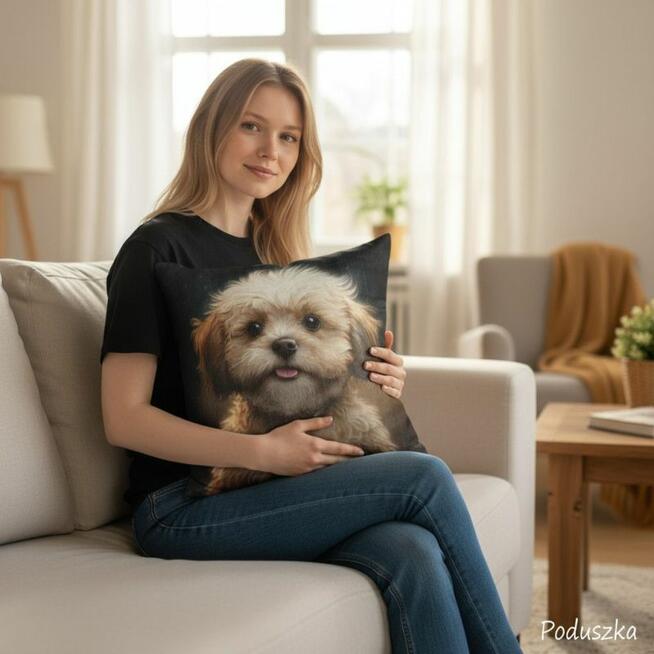 Poduszka z psem - Mały Puszek