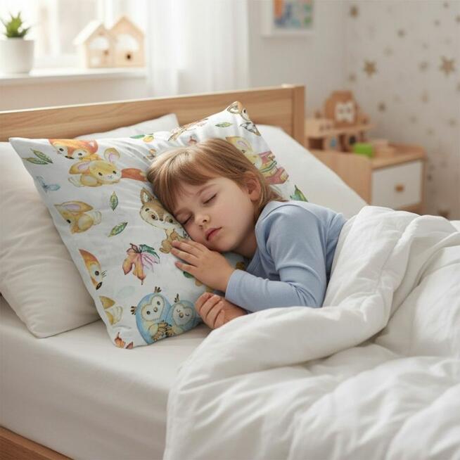 Bawełniana Poszewka Na Poduszkę – Leśne Maluchy