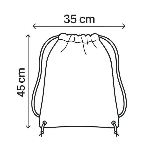 Bawełniany Worek do Przedszkola – Jednorożce i Łabędzie