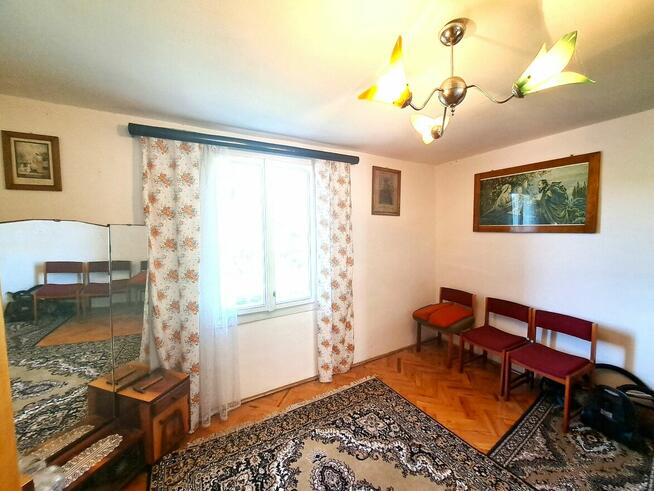 Dom drewniany 77 mkw. na działkach 9,92 ar Sanok Wójtostwo