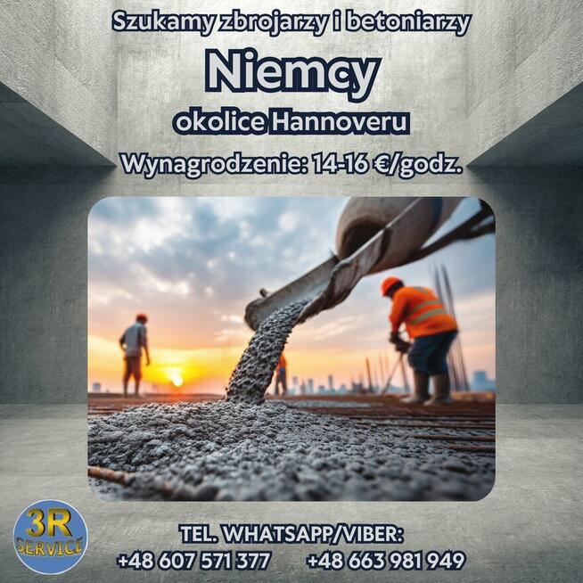 Szukamy zbrojarzy i betoniarzy Niemcy polska umowa o pracę