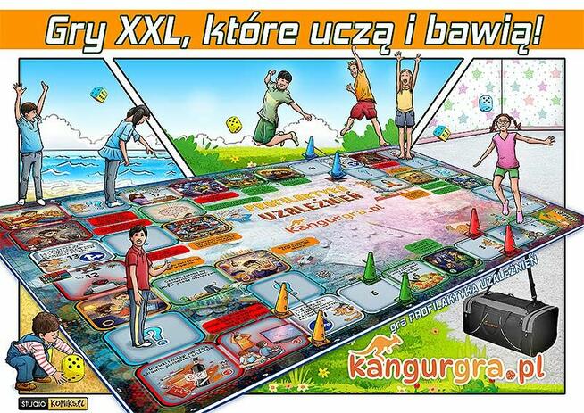 Gra XXL PROFILAKTYKA UZALEŻNIEŃ - STOP NAŁOGOM do skakania,