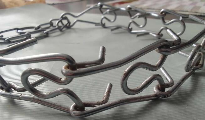 KOLCZATKA OBROŻA dla średniego dużego psa szer. 33mm Metal