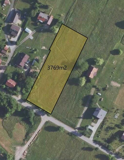 Działka budowlana 37,69a z wydanymi WZ – Węglówka