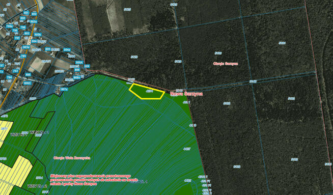 Działka leśna na sprzedaż Wola Zarczycka k. Leżajska