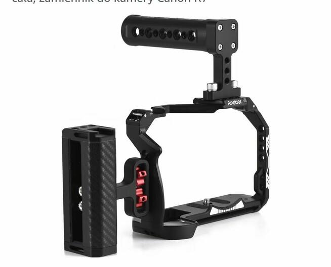 Klatka na aparat uchwyt górny/boczny do Canon R7