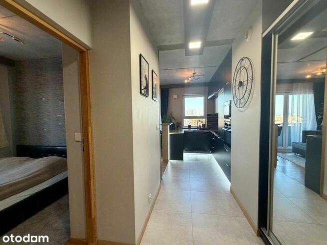 Nowoczesny 2-pokojowy apartament 14 piętro z widokiem na Wwa