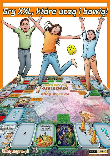 Gra XXL PROFILAKTYKA UZALEŻNIEŃ - STOP NAŁOGOM do skakania,
