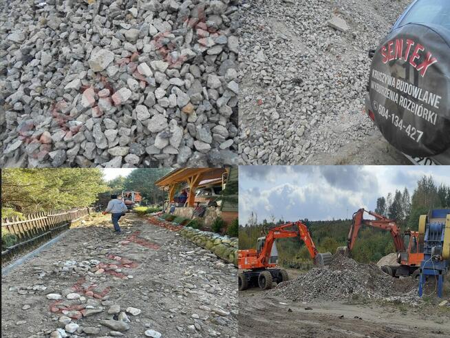 Barczewo sprzedaż transport kruszywa piasek żwir kamień gruz