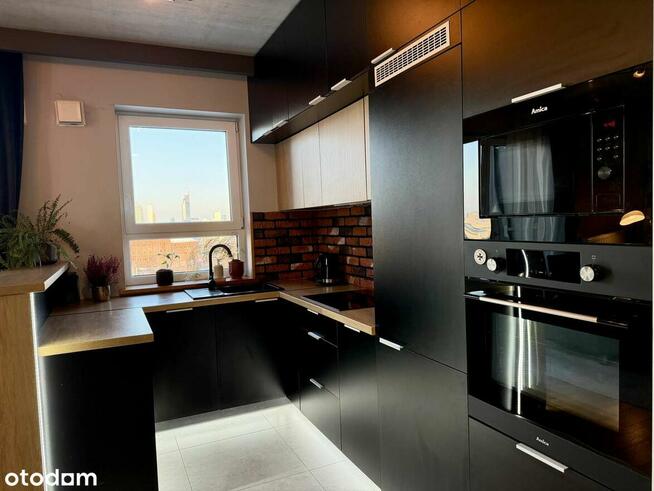 Nowoczesny 2-pokojowy apartament 14 piętro z widokiem na Wwa