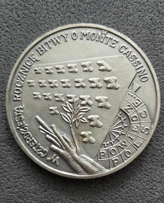 Medal W czterdziestą rocznicę bitwy o Monte Cassino