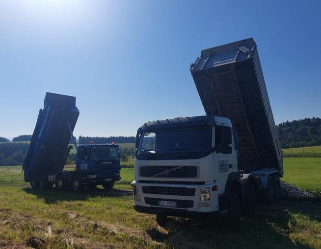 Kruszywa, piaski, koparka, wywrotka- Bieszczady!