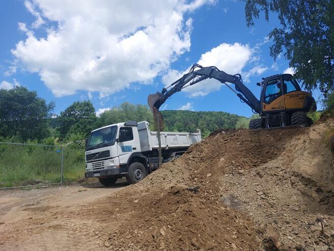 Kruszywa, piaski, koparka, wywrotka- Bieszczady!