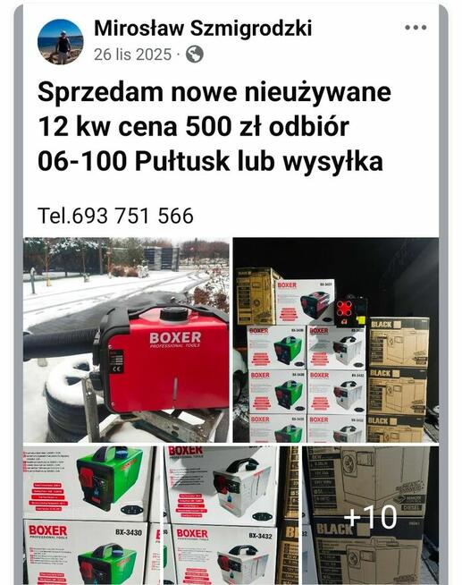 Nagrzewnica Webasto 9kw