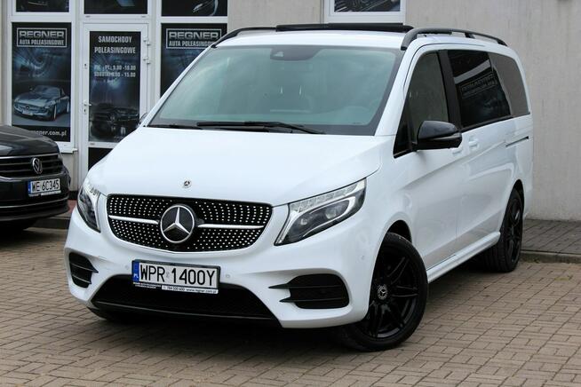 Mercedes V 250 Exclusive AMG Pak. Night 4Matic AirMatic Panorama Lodówka Kamera 360°