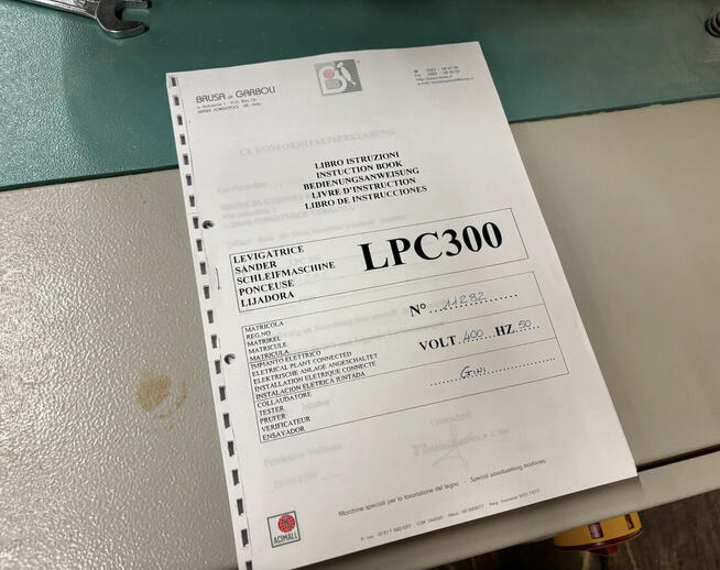 Szlifierka orbitalna BRUSA di Garboli do rur, prętów itp.