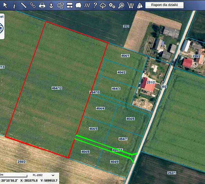 Działka rolna na sprzedaż 1,5 hektara
