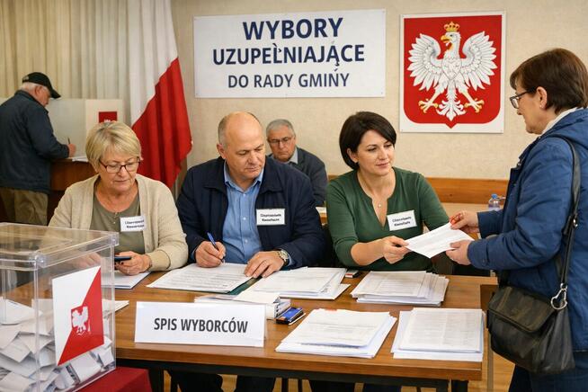 Janowiec Kościelny - Praca w Komisji Wyborczej w marcu 2026