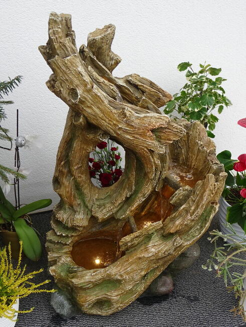 Fontanna Ogrodowa Dekoracyjna Stary Konar wys. 102 cm !