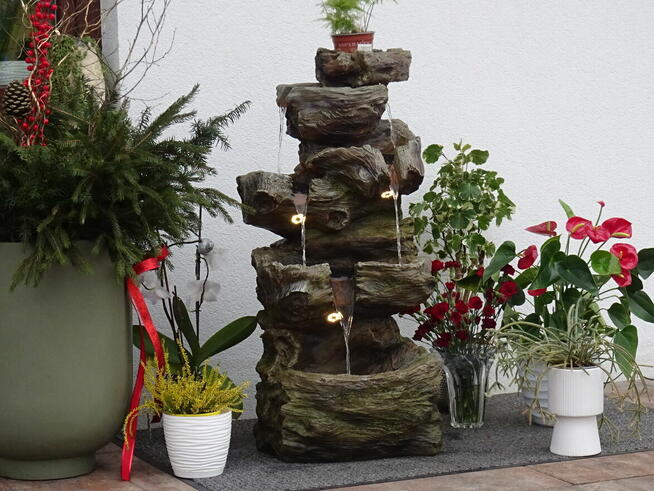 Fontanna Ogrodowa Dekoracyjna Wodny Skalnik wys. 103 cm