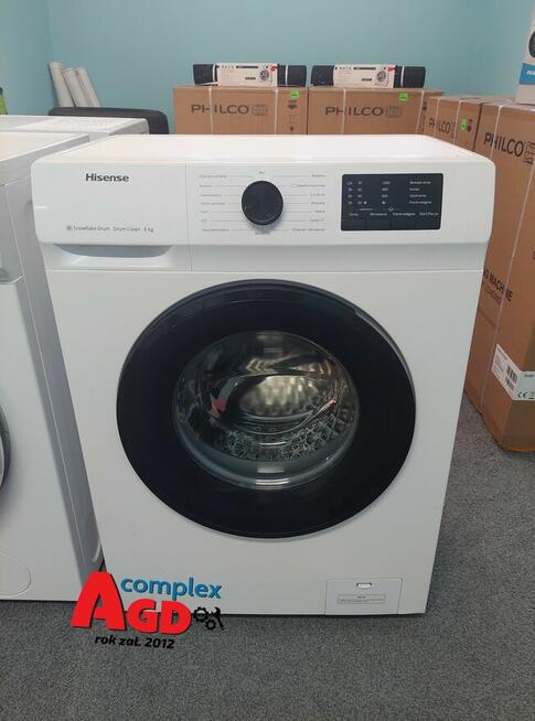 ROK GWARANCJA Pralka Hisense WFVC6010E SLIM 6 kg