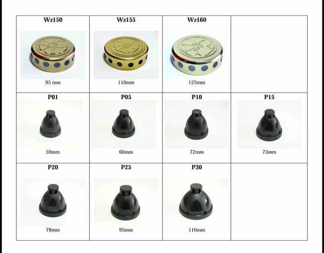 Wiatrochrony metalowe do zniczy