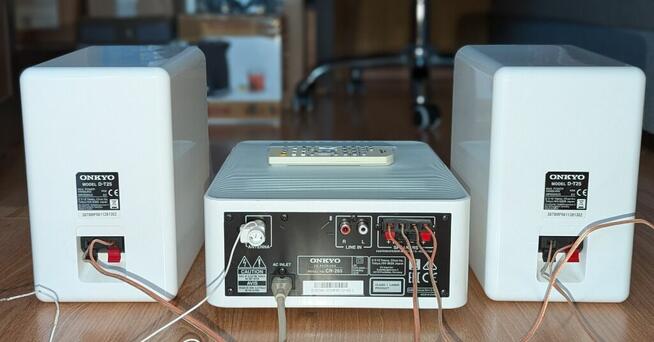 Wieża Onkyo CR-265 + Kolumny D-T25 | Bluetooth, USB, CD