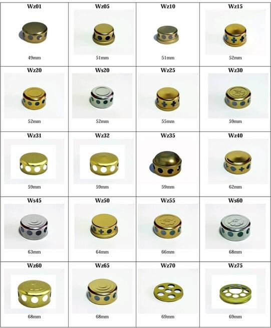 Wiatrochrony metalowe do zniczy